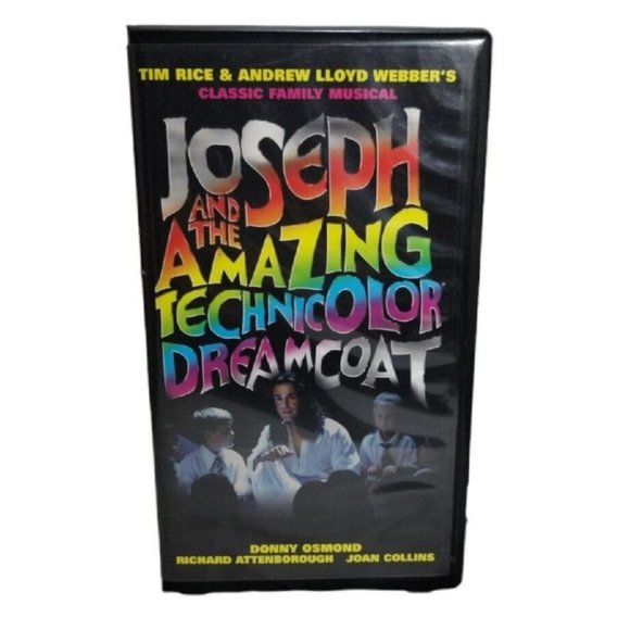 Joseph and the Amazing Technicolor Dreamcoat Clamshell VHS 1999 Donny Osmond - Picture 2 of 3